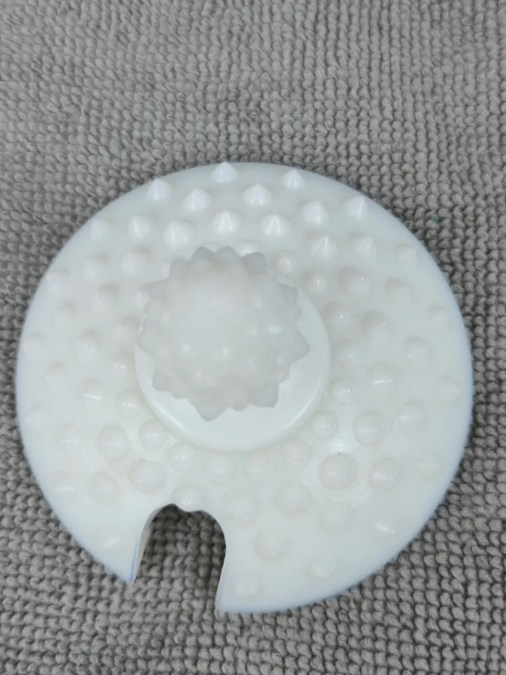 Vintage Fenton White Milk Glass Hobnail Jam / Jelly Jar with Lid & Spoon